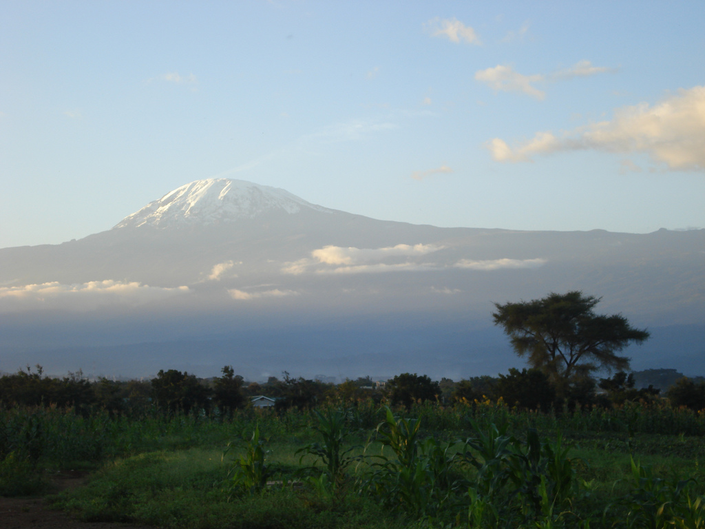 Kilimanjaro view from Human Setlements.