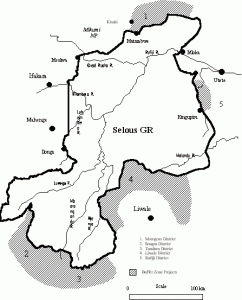 Selous Game Reserve Map